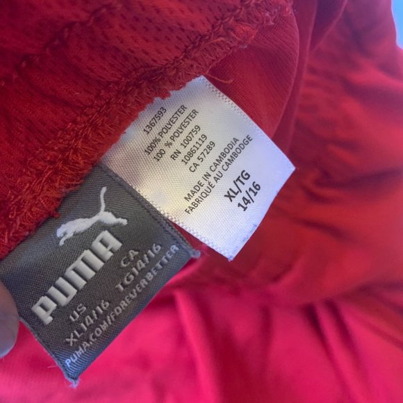 Puma Red Shorts - Picture 2 of 2